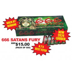 666 SATANS FURY - 6 PACK