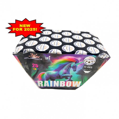 RAINBOW 25 SHOT FAN-CAKE